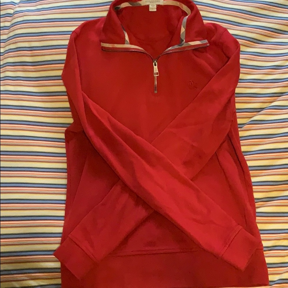 Men’s Small Burberry 1/4th Zip
